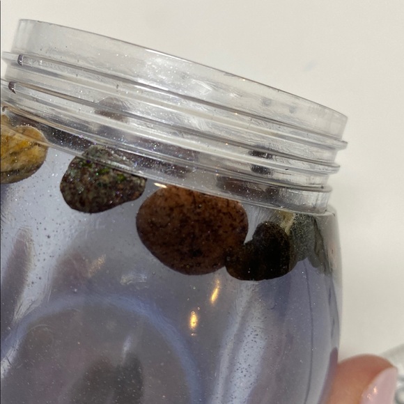 Puddin Jar Small Resin Semi Clear Rock Homemade Screw Lid Container NWOT - Picture 15 of 16